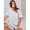 imageANRABESS Womens Tops Oversized T Shirts Loose Fit Short Sleeve Crewneck Summer Casual 2025 Trendy Boxy Tee BlouseLight Grey