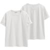 imageANRABESS Womens Tops Oversized T Shirts Loose Fit Short Sleeve Crewneck Summer Casual 2025 Trendy Boxy Tee BlouseWhite