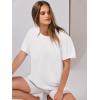 imageANRABESS Womens Tops Oversized T Shirts Loose Fit Short Sleeve Crewneck Summer Casual 2025 Trendy Boxy Tee BlouseWhite