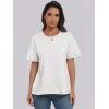 imageANRABESS Womens Tops Oversized T Shirts Loose Fit Short Sleeve Crewneck Summer Casual 2025 Trendy Boxy Tee BlouseWhite