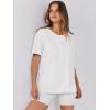 imageANRABESS Womens Tops Oversized T Shirts Loose Fit Short Sleeve Crewneck Summer Casual 2025 Trendy Boxy Tee BlouseWhite