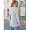 imageANRABESS Womens V Neck Ribbed Long Sleeve 2025 Fall Lightweight Soft Sweaters TopLight Grey