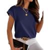 imageANRABESS Women Cap Sleeve Tops 2025 Trendy Summer Loose Fit Cute Basic T Shirts Business Dressy Casual Outfits ClothesNavy Blue