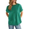 imageANRABESS Womens Tops Oversized T Shirts Loose Fit Short Sleeve Crewneck Summer Casual 2025 Trendy Boxy Tee BlouseGreen