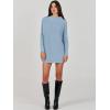 imageANRABESS Women Oversized Casual Loose Turtleneck Long Sleeve Slouchy Baggy Knit Tunic Sweaters Pullover 2025 Fall OutfitsGray Blue