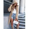 imageANRABESS Womens Cardigan Sweater Oversized Coatigan Knitted Hooded Coat 2025 Fall Outfits OutwearLight Khaki