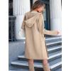 imageANRABESS Womens Cardigan Sweater Oversized Coatigan Knitted Hooded Coat 2025 Fall Outfits OutwearLight Khaki