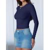 imageANRABESS Womens Long Sleeve Crop Tops Ribbed Knit Slim Fitted Shirts Basic Tees 2025 Fall Outfits Y2K Teen Girls ClothesNavy Blue