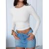 imageANRABESS Womens Long Sleeve Crop Tops Ribbed Knit Slim Fitted Shirts Basic Tees 2025 Fall Outfits Y2K Teen Girls ClothesWhite