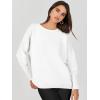 imageANRABESS Womens Oversized Batwing Long Sleeve Ribbed Knit Sweaters 2025 Fall OutfitsWhite
