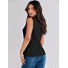 imageANRABESS Womens Summer Sleeveless Tops Casual Mock Neck Loose Fit Knit Lightweight Sweater Pullover TopBlack
