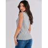 imageANRABESS Womens Summer Sleeveless Tops Casual Mock Neck Loose Fit Knit Lightweight Sweater Pullover TopGrey