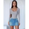 imageANRABESS Women Scoop Neck Bodysuits Long Sleeve Tops 2025 Fall Slim Fit Ribbed Knit Sexy Soft Basic Shirts Fashion OutfitsGray