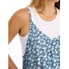 imageANRABESS Women Jumpsuits Casual Summer Overalls Loose Sleeveless Spaghetti Strap Romper Jumpers 2026 Beach Vacation ClothesBlue White Floral