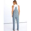 imageANRABESS Women Jumpsuits Casual Summer Overalls Loose Sleeveless Spaghetti Strap Romper Jumpers 2026 Beach Vacation ClothesBlue White Floral