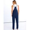 imageANRABESS Women Jumpsuits Casual Summer Overalls Loose Sleeveless Spaghetti Strap Romper Jumpers 2026 Beach Vacation ClothesNavy Blue