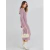 imageANRABESS Women Long Sleeve Sweater Dress Crewneck Bodycon Stretch Slim Fit Ribbed Knit Midi Dresses 2025 Fall Trendy OutfitsLight Purple