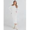 imageANRABESS Women Long Sleeve Sweater Dress Crewneck Bodycon Stretch Slim Fit Ribbed Knit Midi Dresses 2025 Fall Trendy OutfitsWhite