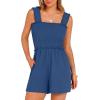 imageANRABESS Womens Rompers Summer Casual Smocked Square Neck Sleeveless Loose Shorts Jumpsuit 2026 Beach Vacation ClothesDeep Blue