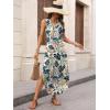 imageANRABESS Women Maxi Dress Summer Casual Sleeveless V Neck Sundress Coverups Beach Vacation Clothes with PocketsFloral Colorful Leaves