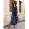 imageANRABESS Women Maxi Dress Summer Casual Sleeveless V Neck Sundress Coverups Beach Vacation Clothes with PocketsFloral Navy