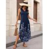 imageANRABESS Women Maxi Dress Summer Casual Sleeveless V Neck Sundress Coverups Beach Vacation Clothes with PocketsFloral Navy