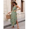 imageANRABESS Women Maxi Dress Summer Casual Sleeveless V Neck Sundress Coverups Beach Vacation Clothes with PocketsFloral Pea Green