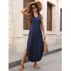 imageANRABESS Women Maxi Dress Summer Casual Sleeveless V Neck Sundress Coverups Beach Vacation Clothes with PocketsNavy Blue