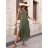 imageANRABESS Women Maxi Dress Summer Casual Sleeveless V Neck Sundress Coverups Beach Vacation Clothes with PocketsOlive