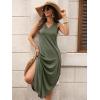 imageANRABESS Women Maxi Dress Summer Casual Sleeveless V Neck Sundress Coverups Beach Vacation Clothes with PocketsOlive