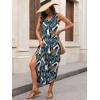 imageANRABESS Women Maxi Dress Summer Casual Sleeveless V Neck Sundress Coverups Beach Vacation Clothes with PocketsPrinted Leaves