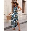 imageANRABESS Women Maxi Dress Summer Casual Sleeveless V Neck Sundress Coverups Beach Vacation Clothes with PocketsPrinted Leaves