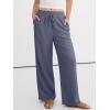 imageANRABESS Women Wide Leg Palazzo Pants 2026 Summer Casual Loose Elastic High Waisted Flowy Lounge Beach Trousers Work OutfitsBlue Gray