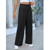 imageANRABESS Women Wide Leg Pants Stretchy Work Dress Pants Waffle Knit Business Casual Pull on Palazzo Slacks Trousers OutfitsBlack