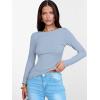 imageANRABESS Womens Boat Neck Long Sleeve Shirts Rib Knit Slim Fitting Tops Basic Tees 2026 Casual Comfy Fall Outfits ClothesGrey Blue