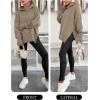 imageANRABESS Womens Oversized Hoodies Long Sleeve Fleece Side Slit Hooded Sweatshirts Pullover 2026 Fall Outfits Y2K ClothesCoffee Grey