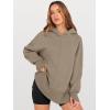imageANRABESS Womens Oversized Hoodies Long Sleeve Fleece Side Slit Hooded Sweatshirts Pullover 2026 Fall Outfits Y2K ClothesCoffee Grey