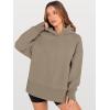 imageANRABESS Womens Oversized Hoodies Long Sleeve Fleece Side Slit Hooded Sweatshirts Pullover 2026 Fall Outfits Y2K ClothesCoffee Grey