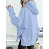 imageANRABESS Womens Oversized Hoodies Long Sleeve Fleece Side Slit Hooded Sweatshirts Pullover 2026 Fall Outfits Y2K ClothesLight Blue