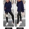 imageANRABESS Womens Oversized Hoodies Long Sleeve Fleece Side Slit Hooded Sweatshirts Pullover 2026 Fall Outfits Y2K ClothesNavy Blue