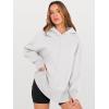 imageANRABESS Womens Oversized Hoodies Long Sleeve Fleece Side Slit Hooded Sweatshirts Pullover 2026 Fall Outfits Y2K ClothesWhite