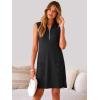 imageANRABESS Womens Summer Dresses Casual Sleeveless Ribbed Half Zip Polo Collar Tshirt Dress 2026 Spring Tunics Short SundressBlack