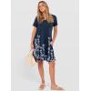 imageANRABESS Womens Summer T Shirt Dress Casual V Neck Short Sleeve Floral Boho Flowy Mini Dresses 2026 Beach Vacation ClothesFloral Navy Blue Hem
