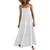 imageANRABESS Womens Maxi Dress 2026 Summer Casual Sleeveless Spaghetti Strap Boho Sundress Flowy Tiered Beach Vacation Long DressWhite