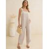 imageANRABESS Overalls for Women Casual Summer Jumpsuits Adjustable Straps Loose Fit Bib Overalls Pockets Spring Vacation ClothesAlmond