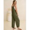 imageANRABESS Overalls for Women Casual Summer Jumpsuits Adjustable Straps Loose Fit Bib Overalls Pockets Spring Vacation ClothesArmy Green