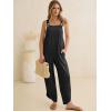 imageANRABESS Overalls for Women Casual Summer Jumpsuits Adjustable Straps Loose Fit Bib Overalls Pockets Spring Vacation ClothesBlack