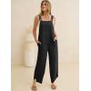 imageANRABESS Overalls for Women Casual Summer Jumpsuits Adjustable Straps Loose Fit Bib Overalls Pockets Spring Vacation ClothesBlack