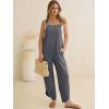 imageANRABESS Overalls for Women Casual Summer Jumpsuits Adjustable Straps Loose Fit Bib Overalls Pockets Spring Vacation ClothesDark Grey