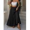 imageANRABESS Womens Maxi Skirt Flowy Swing Ruffle Tiered Elastic High Waist Long Skirts 2026 Summer Casual Beach Vacation ClothesBlack